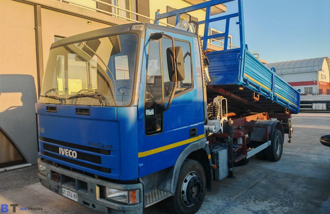 Iveco Eurocargo 80E15 ribaltabile e gru